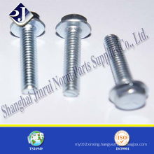 Zinc Plated Blue Hex Flange Bolt